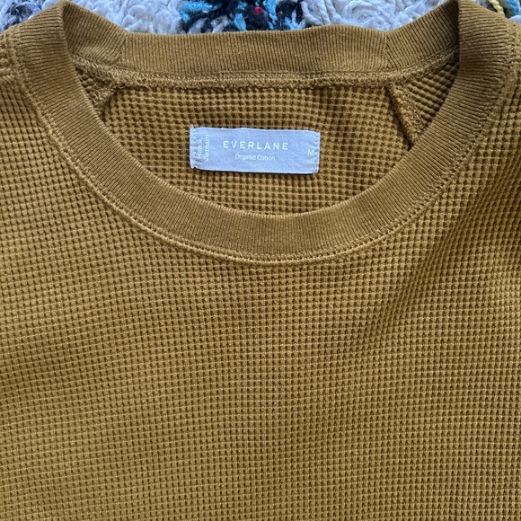 Everlane Golden Waffle Knit Sweater - Picture 2 of 3